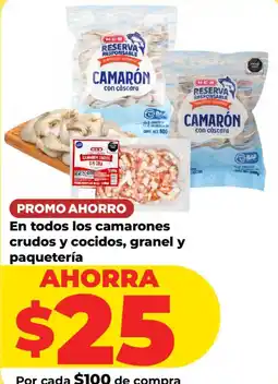 HEB H-E-B camarón con cáscara oferta