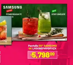 La Comer Samsung pantalla 50" 4k lh50befhvgfxzx oferta