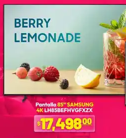 La Comer Samsung Pantalla 85" oferta