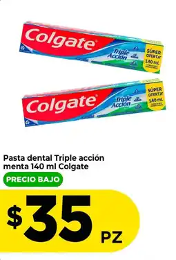 HEB Colgate pasta dental triple acción menta oferta