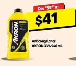 Soriana Híper Akron Anticongelante oferta
