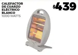 Merco Calefactor de cuarzo eléctrico blanco oferta