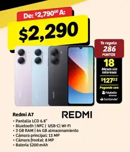 Soriana Híper Redmi Redmi A7 oferta