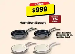 Soriana Híper Hamilton Beach Set de 2 sartenes de aluminio oferta