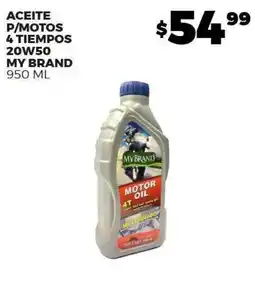 Merco My Brand Aceite P/Motos 4 Tiempos 20W50 oferta