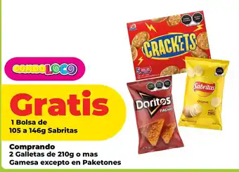 ComboLoco Crackets Doritos Sabritas