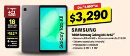 Soriana Mercado Samsung Tablet Samsung Galaxy A11 de 8.7" oferta