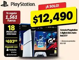 Soriana Mercado PlayStation 5 digital Slim Astro Bot/GT7 oferta