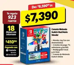Soriana Mercado Nintendo Switch OLED Mario Wonder oferta