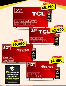 Soriana Híper TCL 55" oferta