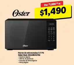Soriana Mercado Oster Horno de microondas 0.7 P3 oferta