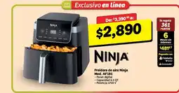 Soriana Mercado Ninja freidora de aire ninja oferta