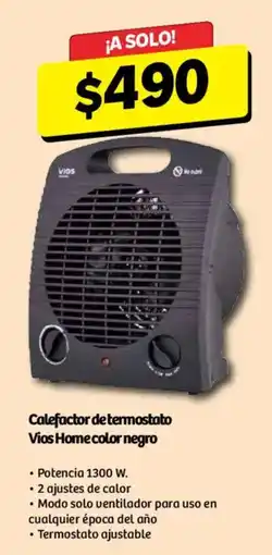 Soriana Mercado Vios Home calefactor de termostato oferta