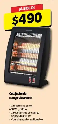 Soriana Mercado Vios Home Calefactor de cuargo oferta