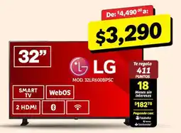 Soriana Híper LG 32LR600BPSC oferta