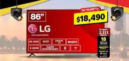 Soriana Híper lg 86" oferta