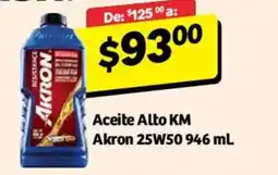 Soriana Mercado Akron Aceite Alto KM oferta
