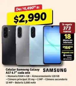 Soriana Mercado Samsung Galaxy A17 oferta