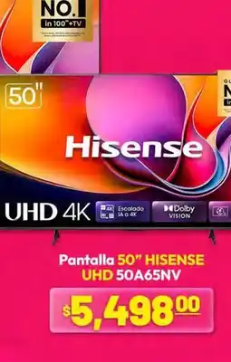 La Comer Hisense - pantalla 50 uhd 4k 50a65nv oferta