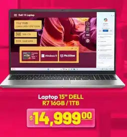 La Comer Dell - laptop 15 laptop r7 oferta