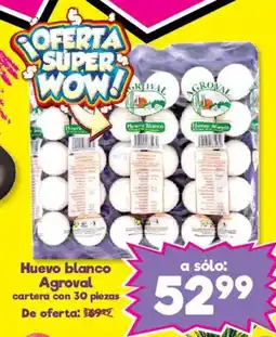 S-Mart Huevo blanco Agroval oferta