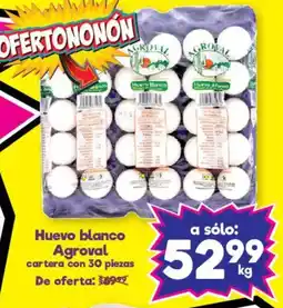 S-Mart Agroval Huevo blanco oferta