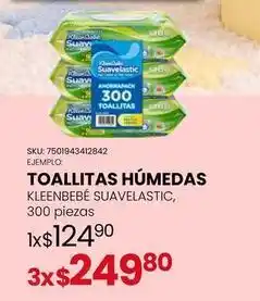 Woolworth Kleenbebé suavelastic - toallitas humedas oferta