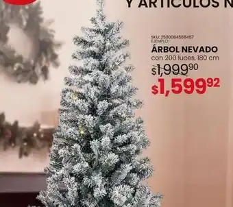 Arbol nevado