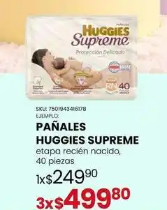 Woolworth Huggies - pañales supreme oferta