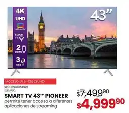 Woolworth Pioneer - smart tv 43 ple-43g23uhd oferta
