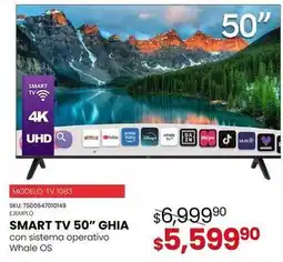 Woolworth Ghia - smart tv 50 1083 oferta