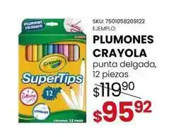 Woolworth Crayola - plumones oferta