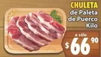 Chuleta de Paleta de Puerco