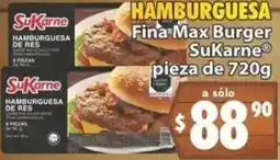 Casa Ley SuKarne Hamburguesa de Res oferta
