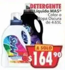 Casa Ley Detergente Liquido MAS Color o Ropa Oscura oferta