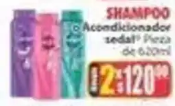 Casa Ley Shampoo o Acondicionador sedal oferta
