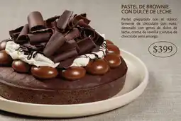 Soriana Híper Pastel de brownie con dulce de leche oferta