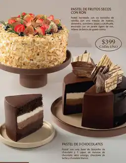 Soriana Híper Pastel de frutos secos con ron oferta