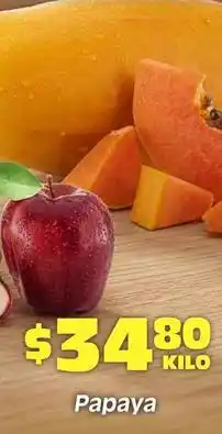 Soriana Híper Papaya oferta