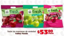 Soriana Híper Valley foods - todas las manzanas de variedad oferta