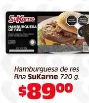 Soriana Híper Sukarne - hamburguesa de res fina oferta