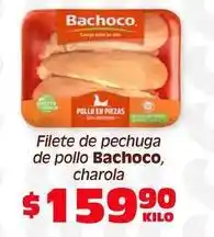 Soriana Híper Bachoco - filete de pechuga de pollo oferta