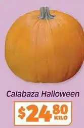 Soriana Híper Calabaza halloween oferta
