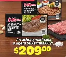 Soriana Híper Sukarne - arrachera marinada o ligera oferta