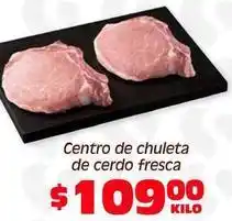 Soriana Híper Fresca - centro de chuleta de cerdo fresca oferta