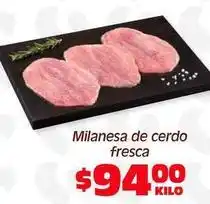 Soriana Híper Fresca - milanese de cerdo fresca oferta