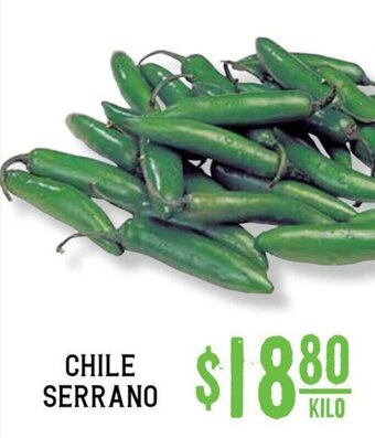 Soriana Híper Chile Serrano oferta