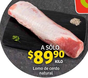 Soriana Híper Lomo de Cerdo Natural oferta