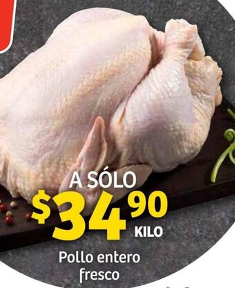 Soriana Híper Pollo Entero Fresco oferta