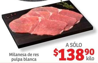 Soriana Híper Milanesa de Res Pulpa Blanca oferta